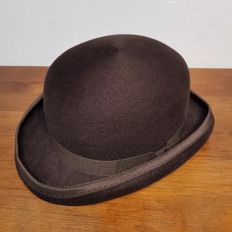 Fedora Hat Wool - Sombrero Derby de lana 100% de