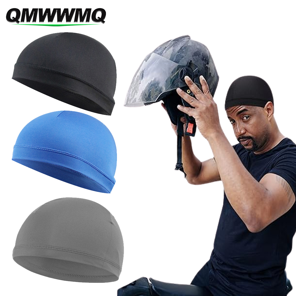 Skull Cap Helmet Liner - Gorro con calavera para piezas, gorro