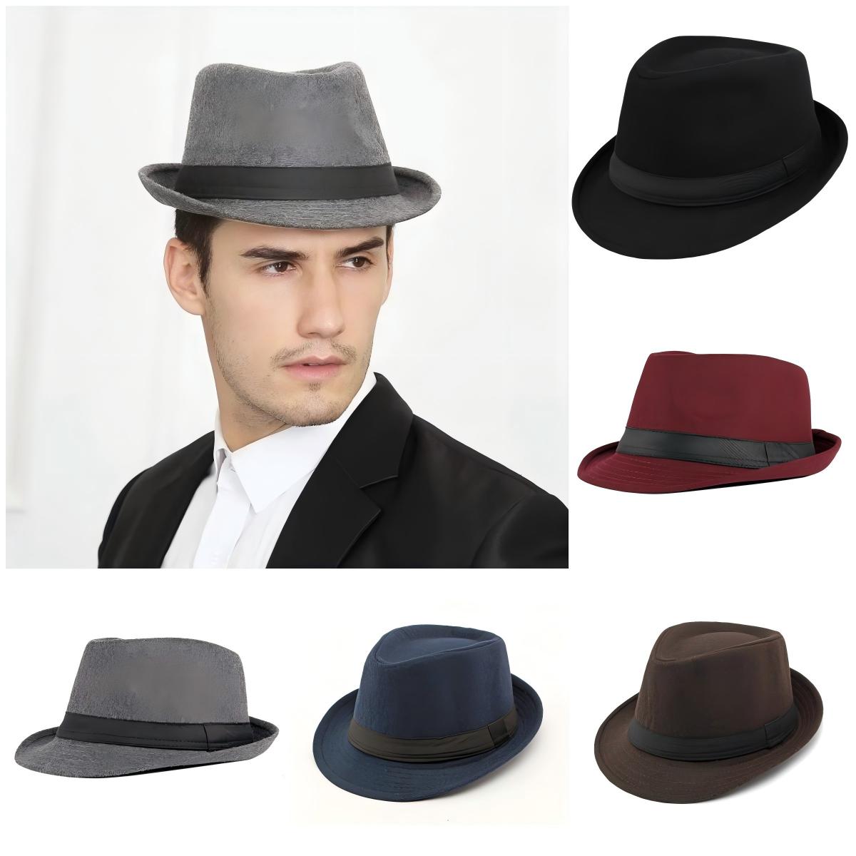 Fedora Hat Wool - Sombrero para hombres nuevo estilo Otoño