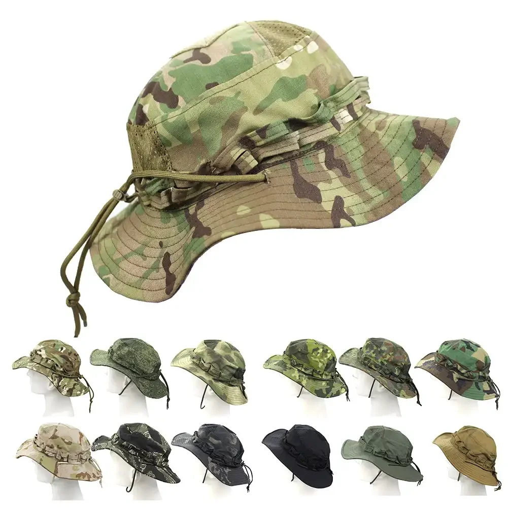 Boonie Hat Tactical - Nueva gorra Boonie de camuflaje táctico,