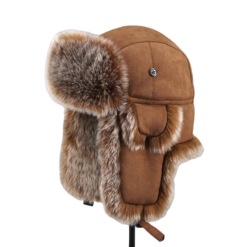 Winter Trapper Hat - Gorro de Invierno para Hombre, Imitación