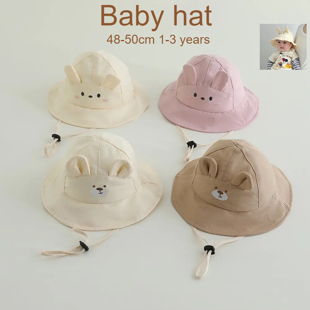 Bucket Hat Cotton - Sombrero de Sol para Bebés Niñas