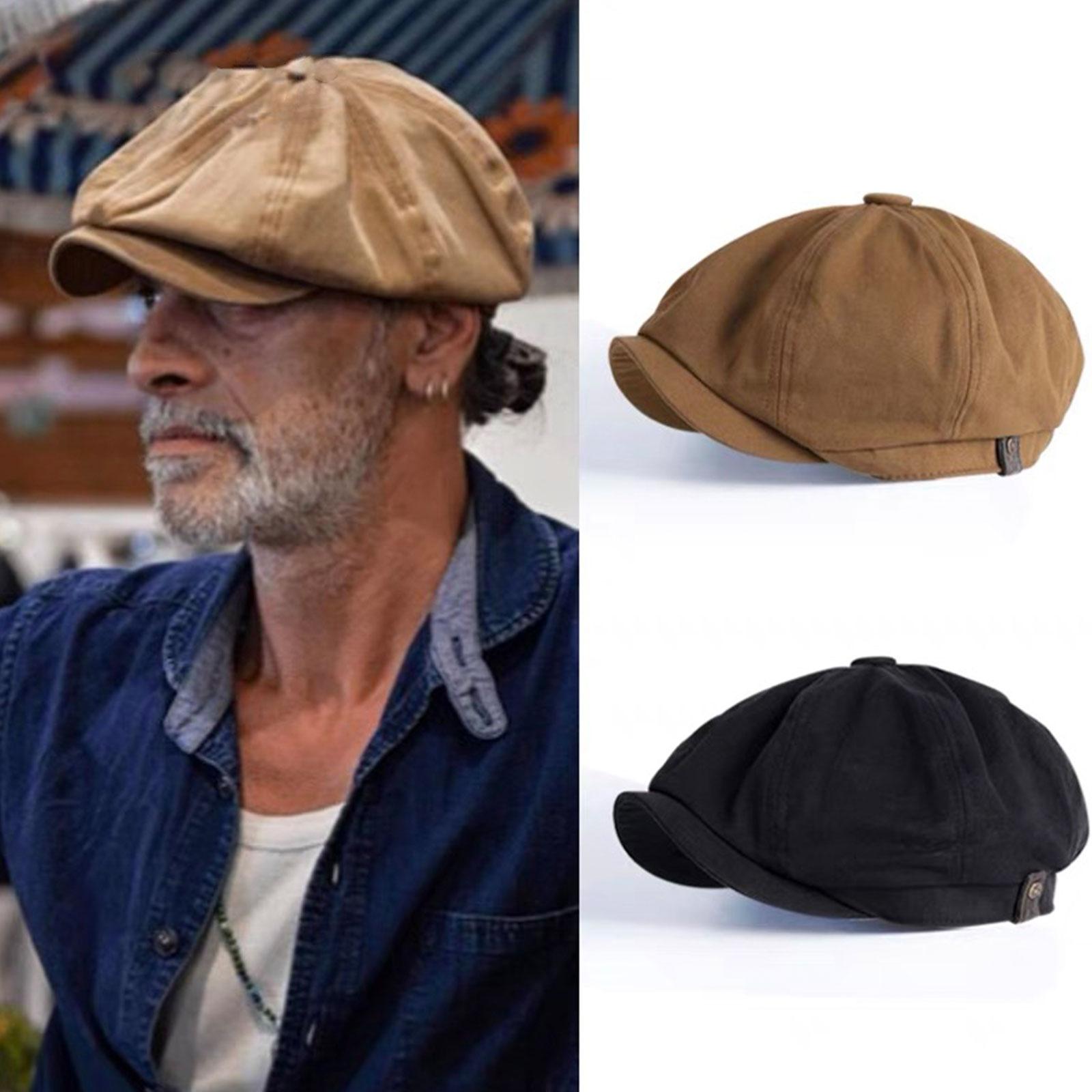 Dad Hat Cotton - Newsboy de algodón de estilo británico