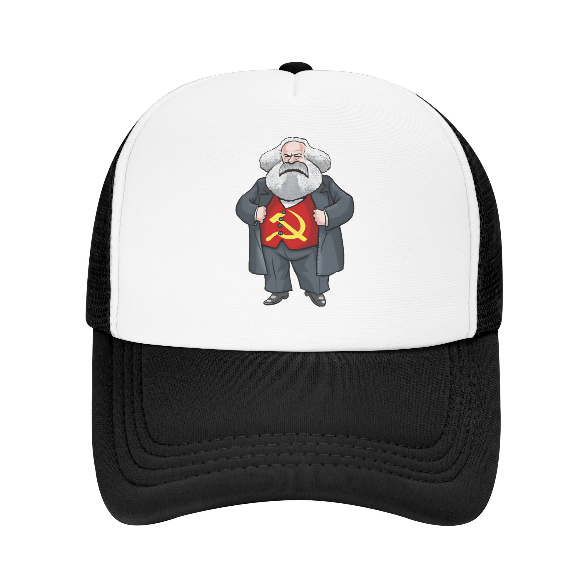 Trucker Cap Mesh - Gorra de malla Karl Marx, ajustable,