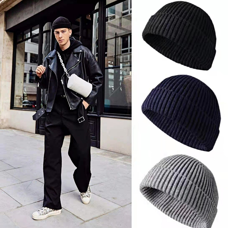 Gorros de lana Unisex cálidos  - Beanie Cuffed Knit reseña y precio