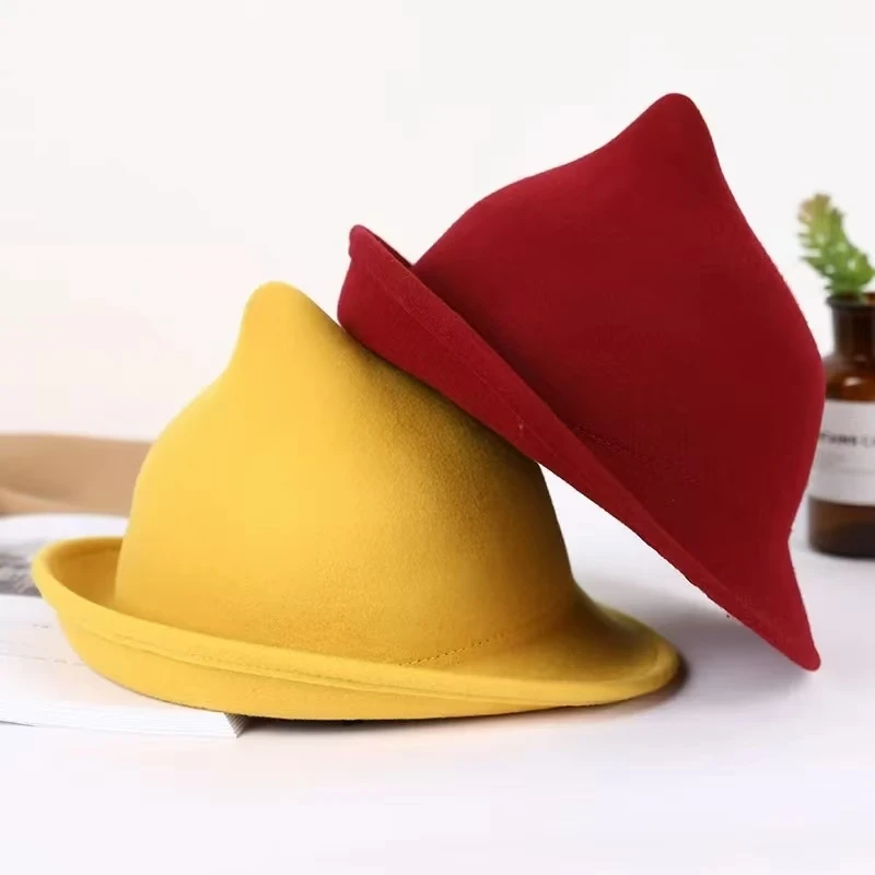 Sombrero de bruja puntiagudo d - Fedora Hat Wool reseña y precio