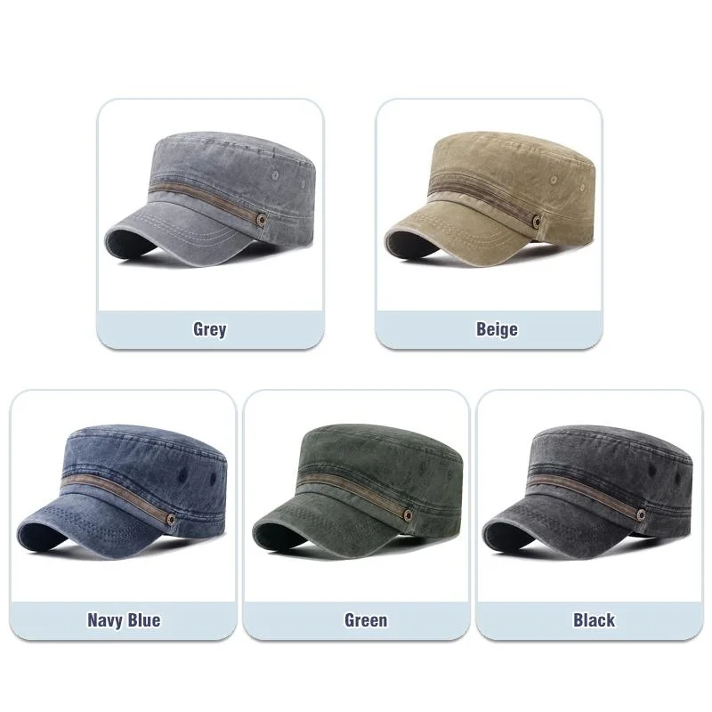 Gorra lavada, gorra plana de a - Dad Hat Cotton reseña y precio