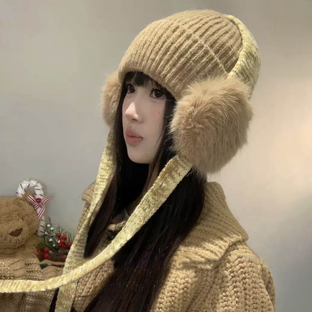 Gorro retro de punto con oreje - Beanie Cuffed Knit reseña y precio