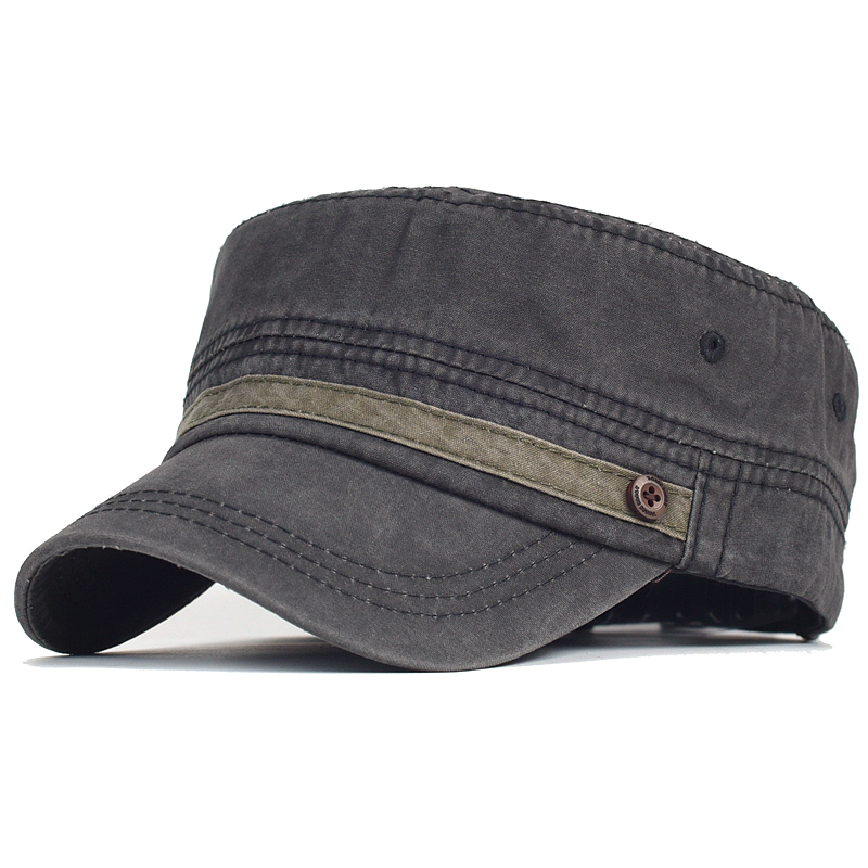 Gorra de algodón lavado para h - Snapback Hat Flat reseña y precio