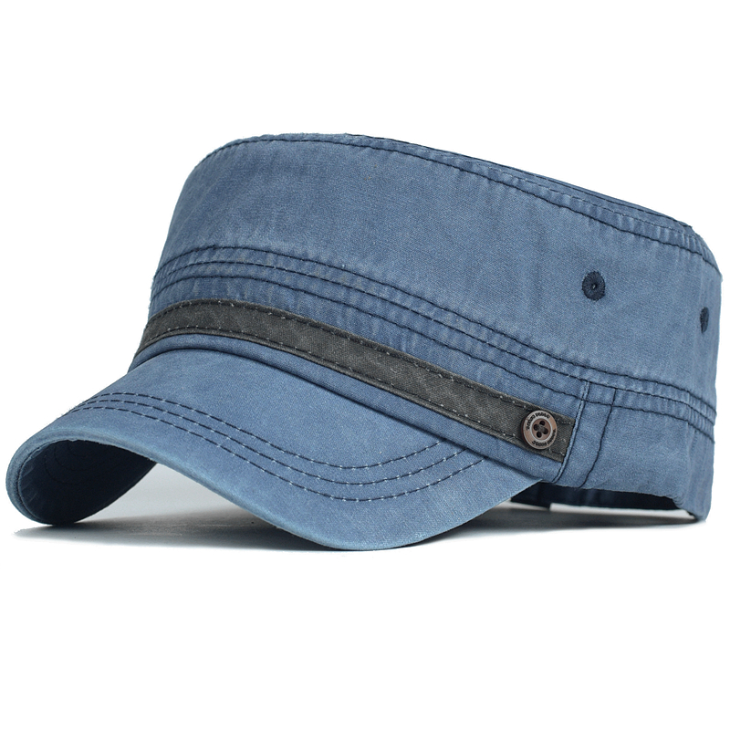 Gorra de algodón lavado para h - Snapback Hat Flat reseña y precio