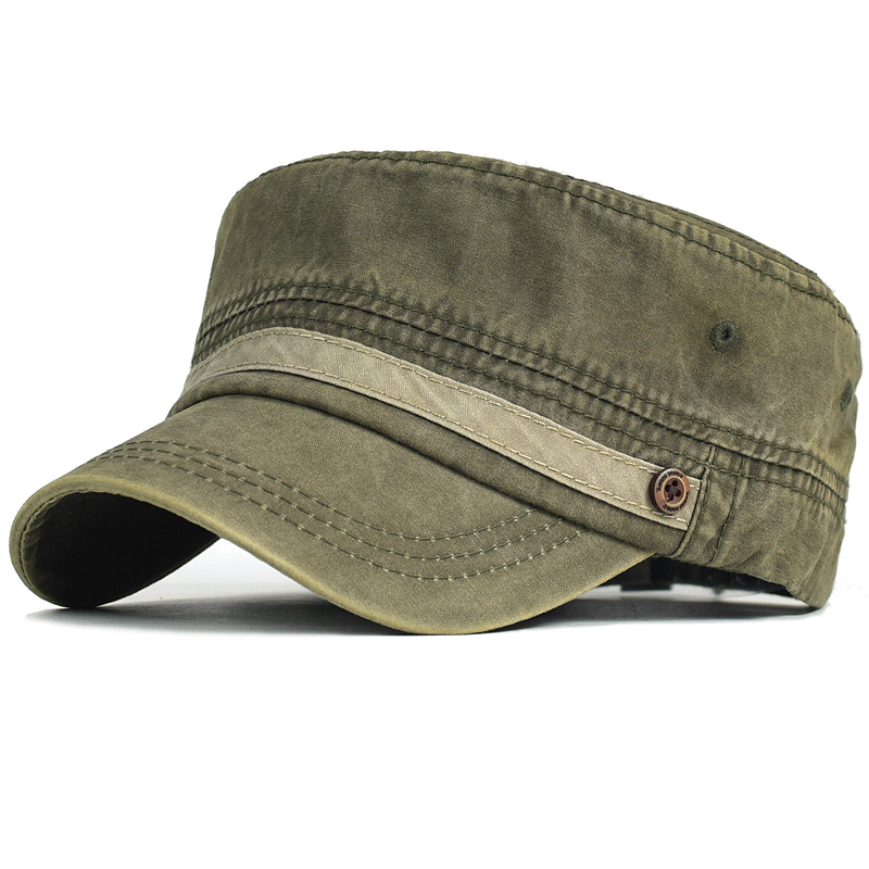 Gorra de algodón lavado para h - Snapback Hat Flat reseña y precio