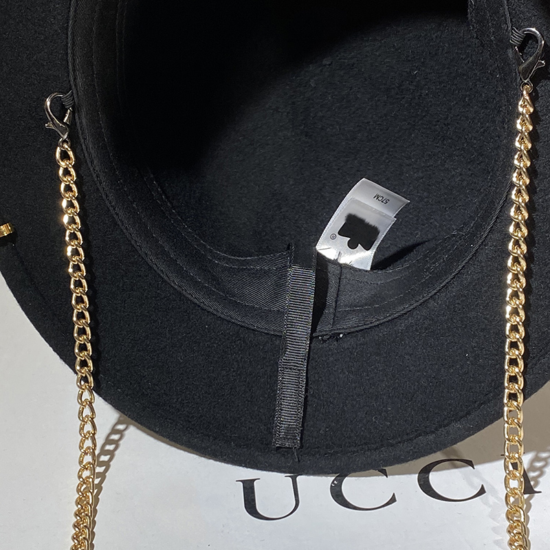 USPOP-gorros de lana decorados - Fedora Hat Wool reseña y precio