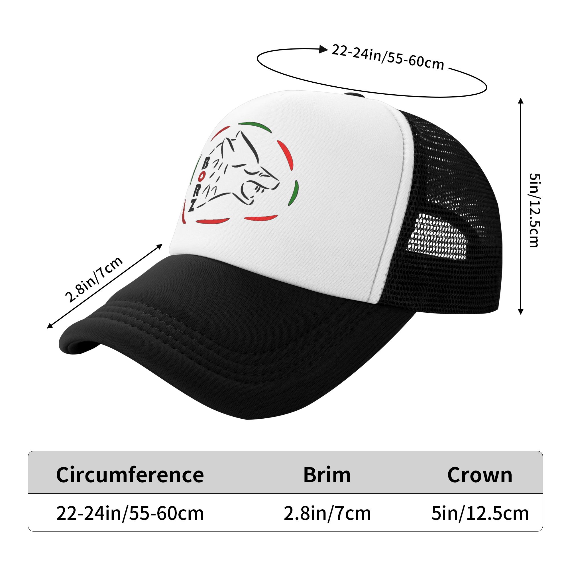 Chechen Wolf, Gorras de sol co - Trucker Cap Mesh reseña y precio