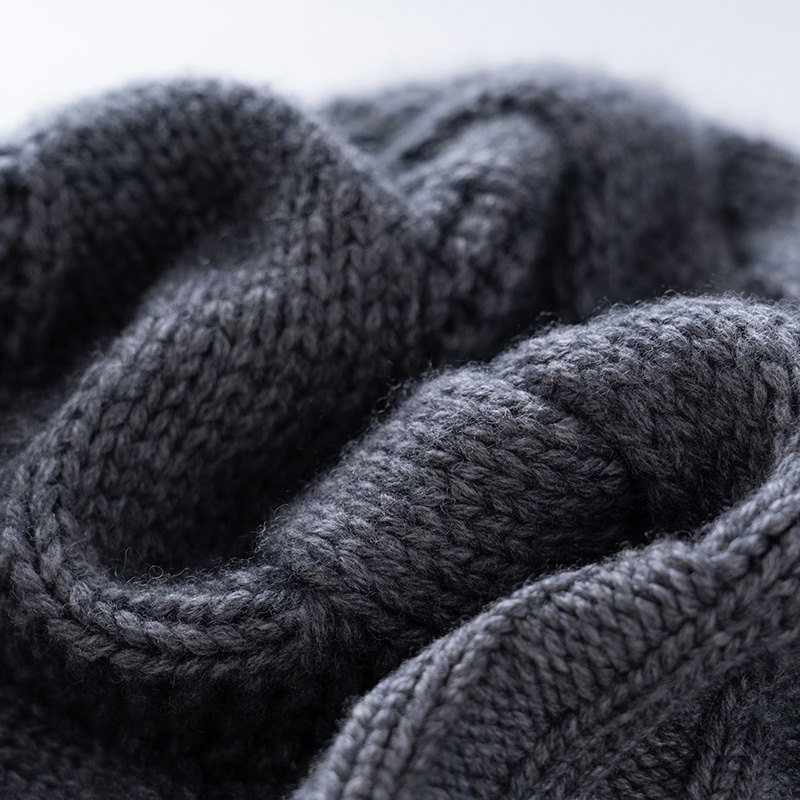 Gorro de lana con puños de pun - Beanie Cuffed Knit reseña y precio