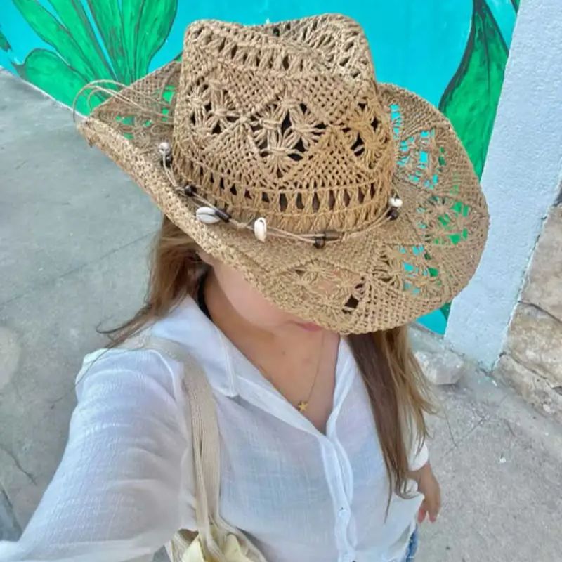 Sombrero de paja de verano par - Cowboy Hat Straw reseña y precio