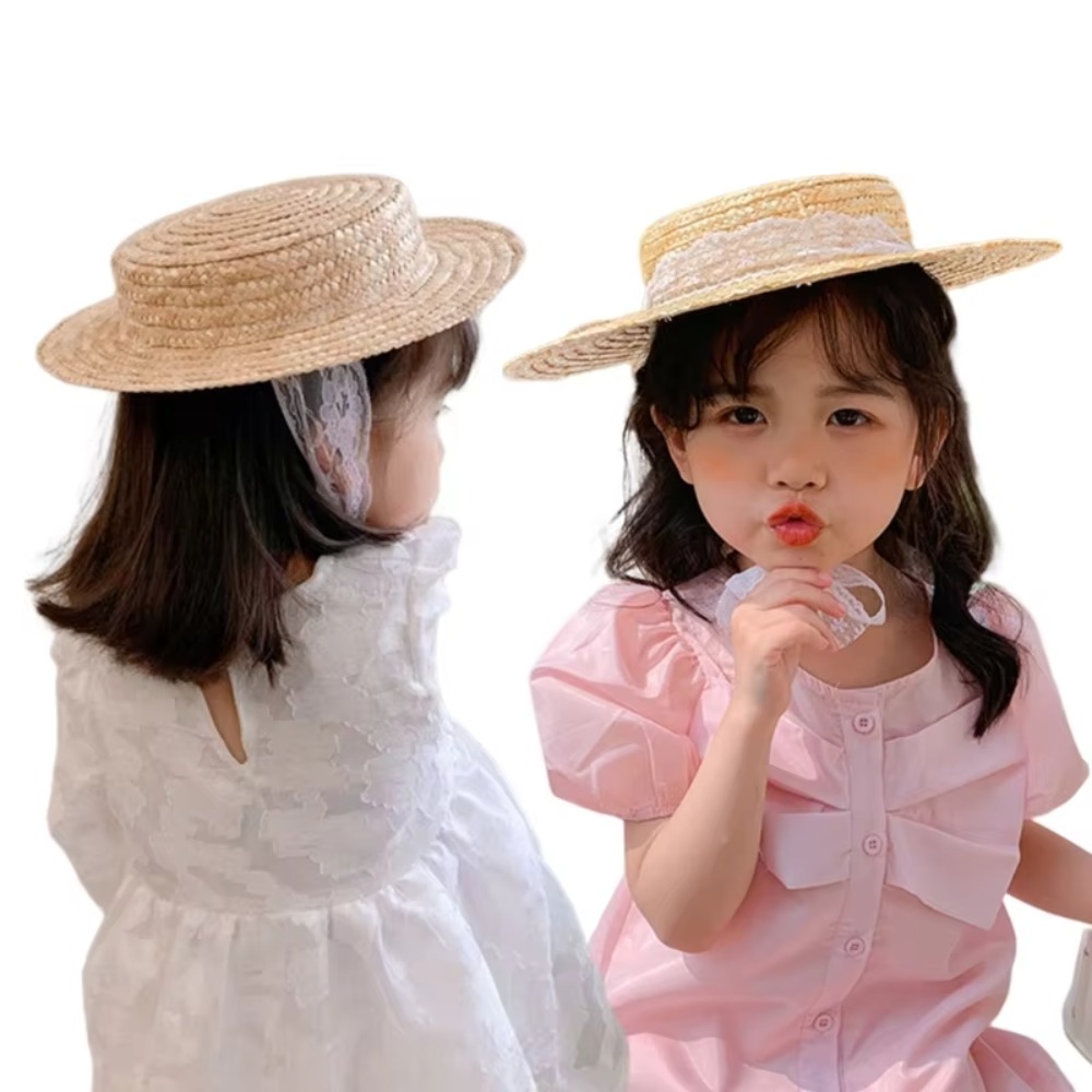 Sombrero de sol de paja tejido - Snapback Hat Flat reseña y precio