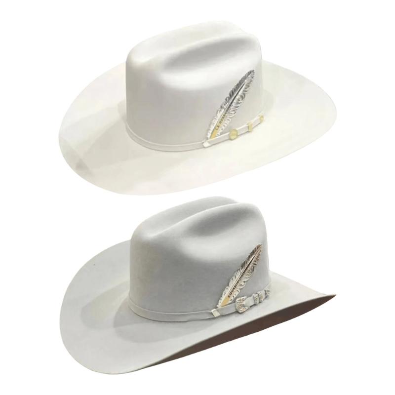 Diseño blanco clásico del somb - Fedora Hat Wool reseña y precio