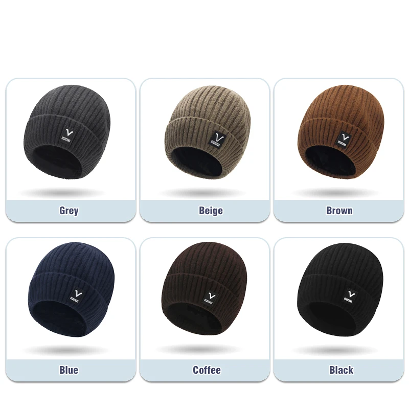 Gorro de punto holgado para ho - Beanie Cuffed Knit reseña y precio