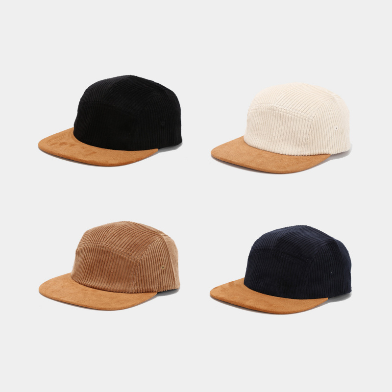 Gorra Retro de 5 Paneles de Pa - Corduroy Cap 5 Panel reseña y precio