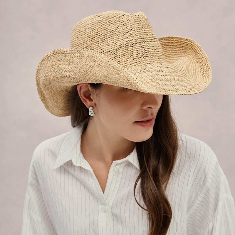 Sombrero de Rafia Premium de L - Cowboy Hat Straw reseña y precio