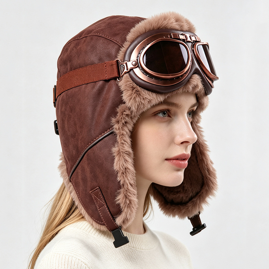 Gorro de aviador vintage con g - Winter Trapper Hat reseña y precio